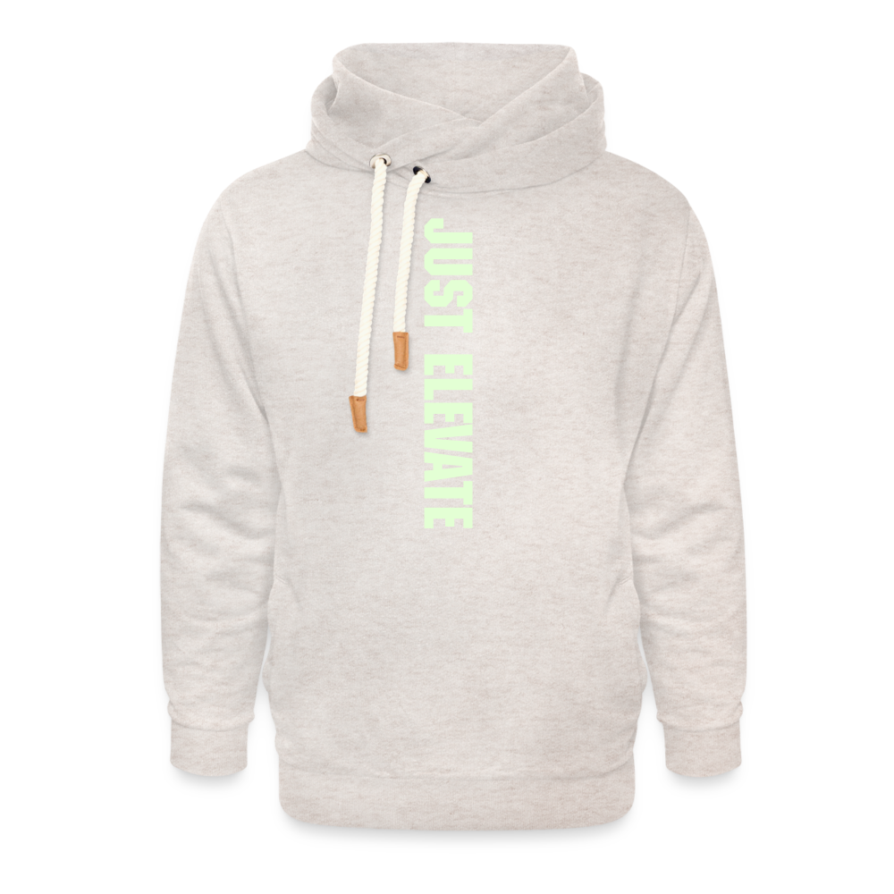 Glow in the Dark Hoodie - Cream - heather oatmeal