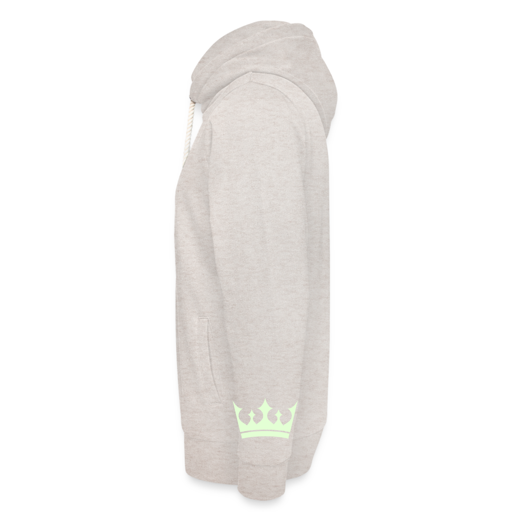 Glow in the Dark Hoodie - Cream - heather oatmeal