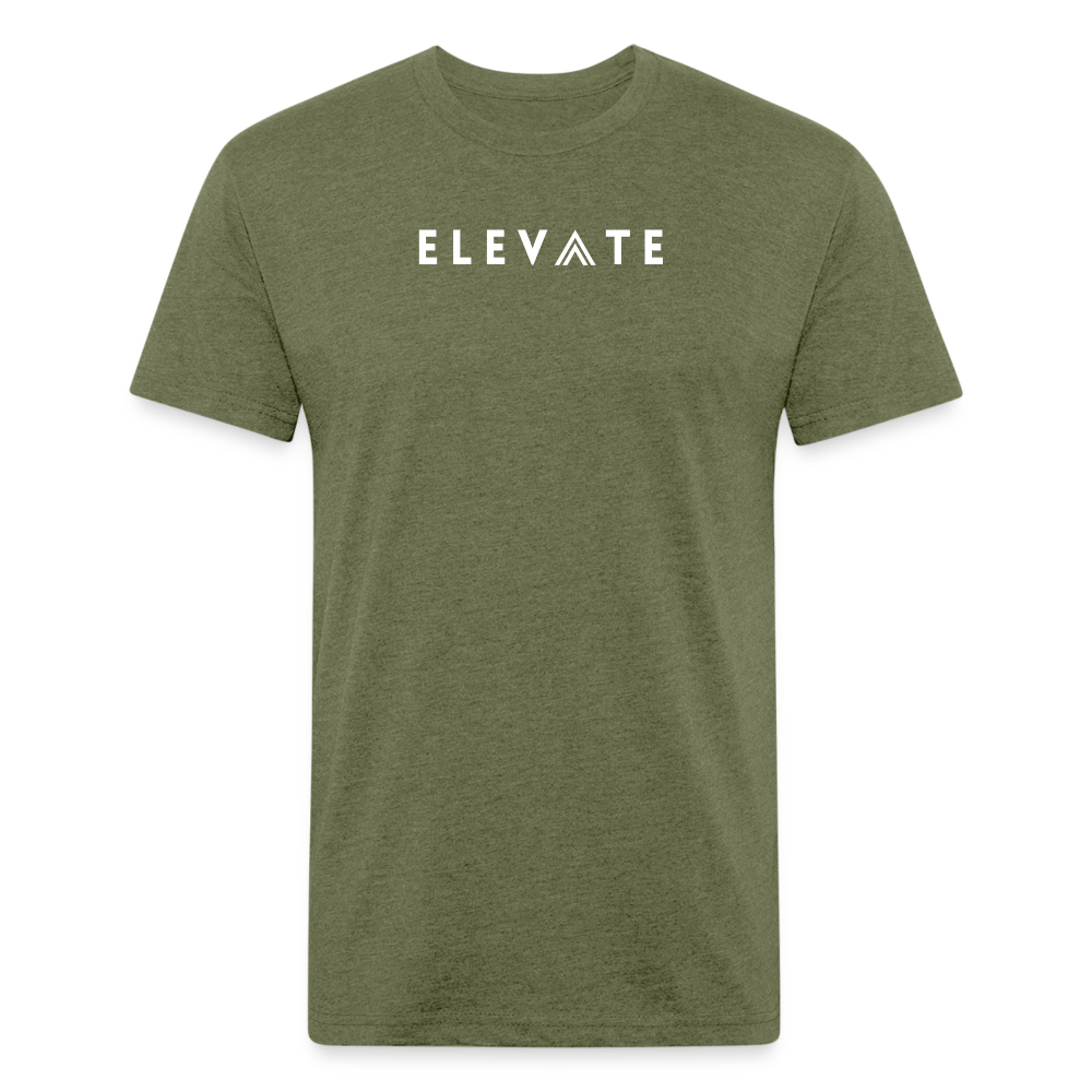 ELEVATE TEE - Olive - heather military green