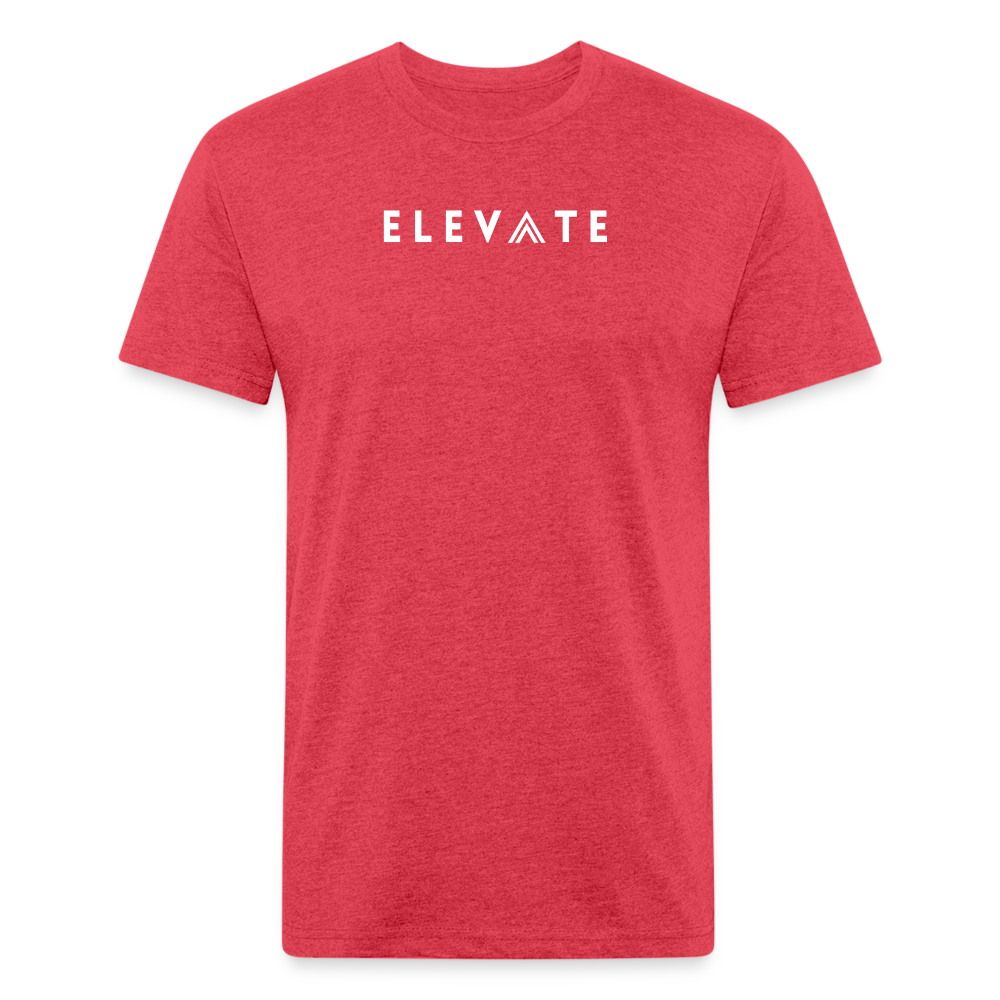 ELEVATE TEE - Heather Red - heather red